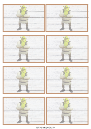Etiqueta Shrek